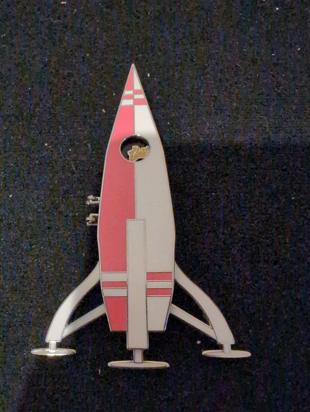 Moonliner Rocket with Pluto LE 1500 Disney pin